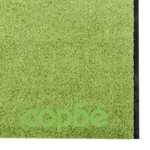 Изтривалка за обувки от полиамид, перяща се, зелена, 400x120x0.9 см, за вътрешна и външна употреба ➤ топ цена ➤ sorbe.bg