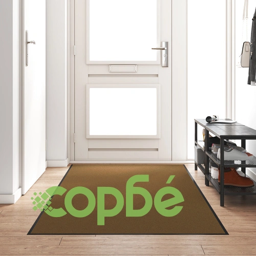 Кафява Изтривалка от Полиамид за Машинно Пране 120x250 см ➤ топ цена ➤ sorbe.bg