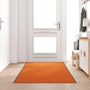 Изтривалка за врата от полиамид, перяща се, оранжева, 120x250 см