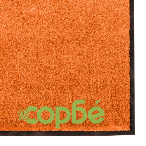 Изтривалка за врата от полиамид, перяща се, оранжева, 120x250 см ➤ топ цена ➤ sorbe.bg
