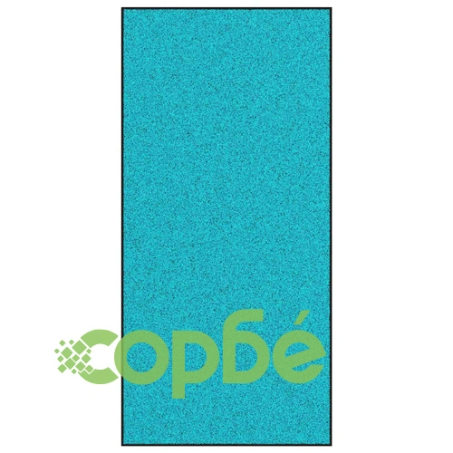 Мат за врата циан и черен 120x250 см от полиамид и PVC ➤ топ цена ➤ sorbe.bg