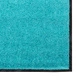 Мат за врата циан и черен 120x250 см от полиамид и PVC