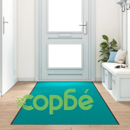 Входно килимче за дома, Миещо се, Циан, 120x350 см, Полиамид ➤ топ цена ➤ sorbe.bg