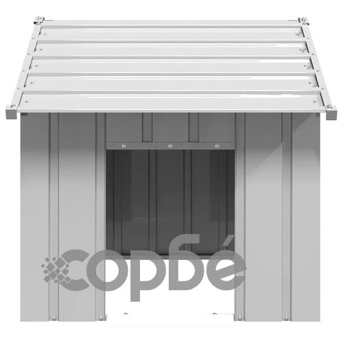 Къща за кучета с покрив от поцинкована стомана - 83x130x85 cm, водоустойчива и издръжлива ➤ топ цена ➤ sorbe.bg