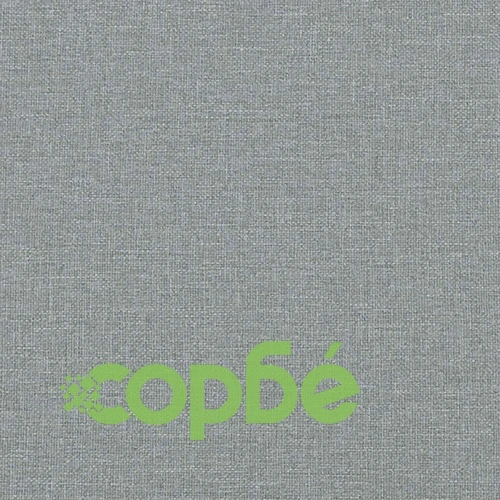 Трапезни столове, 2 бр, светлосиви, текстил, с метална рамка ➤ топ цена ➤ sorbe.bg