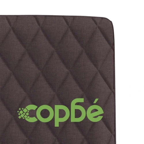 Трапезни столове от полиестер, 2 бр, тъмнокафяви, 45 x 54 x 86 см ➤ топ цена ➤ sorbe.bg