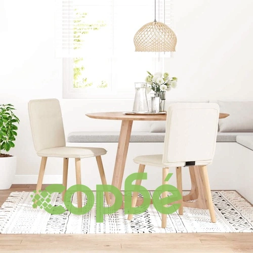 Трапезни столове от лен, комплект 2 броя, 45 x 54 x 86 см ➤ топ цена ➤ sorbe.bg