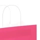 Хартиени торбички с дръжки - 250 бр., розови, 32x22x28 см, крафт хартия