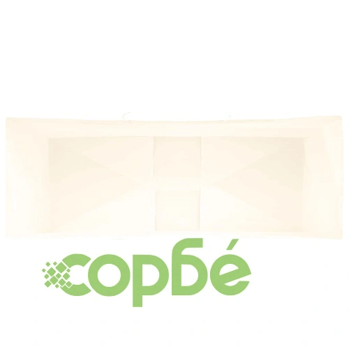 Хартиени торбички с дръжки, жълти, 250 бр., 45x17x48 см, крафт хартия ➤ топ цена ➤ sorbe.bg