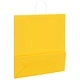 Хартиени торбички с дръжки, жълти, 250 бр., 45x17x48 см, крафт хартия