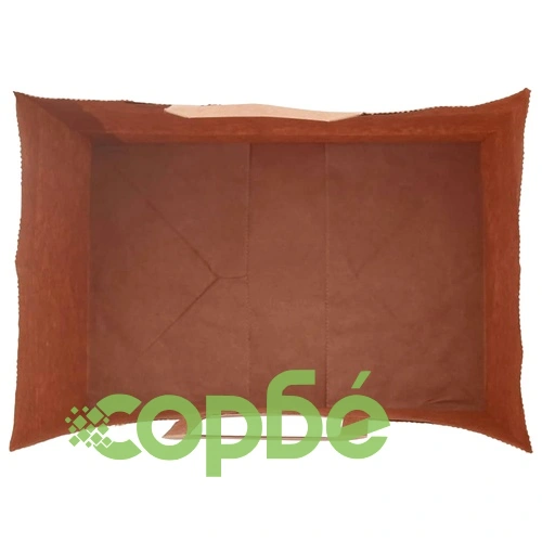 Черни хартиени торбички с дръжки - 250 бр., размер 32x22x24 см, крафт хартия ➤ топ цена ➤ sorbe.bg