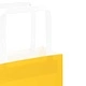 Хартиени торбички с дръжки - 250 бр., жълти, 32x22x24 см, крафт хартия