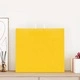 Хартиени торбички с дръжки, жълти, 250 бр., размер 54x15x49 см, крафт хартия