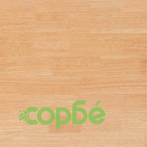 Трапезни столове 2 бр. от масивно каучуково дърво в естествен цвят ➤ топ цена ➤ sorbe.bg