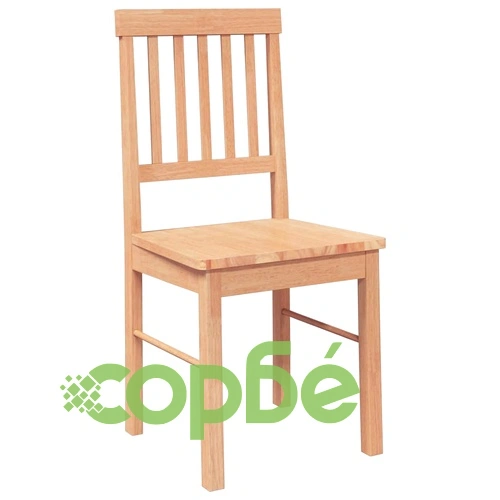 Трапезни столове от масивно каучуково дърво - комплект 2 броя ➤ топ цена ➤ sorbe.bg