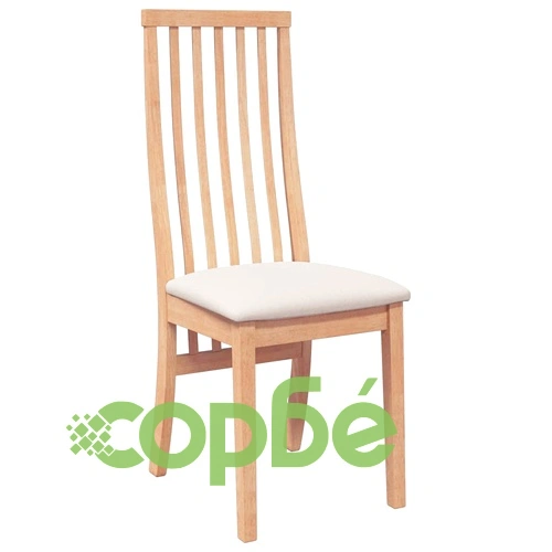 Елегантни трапезни столове с възглавници, 2 броя, изработени от масивна каучукова дървесина ➤ топ цена ➤ sorbe.bg