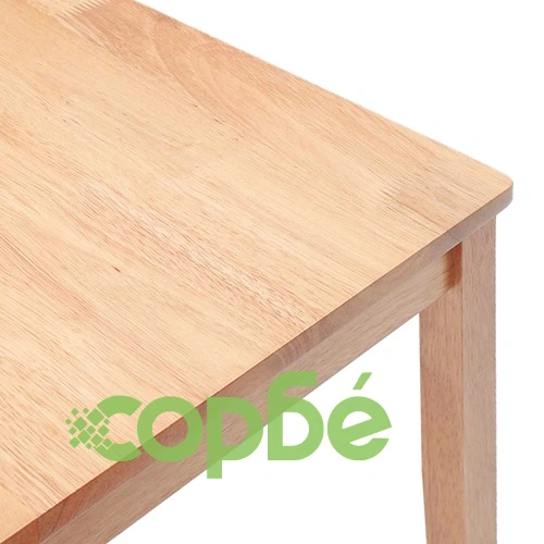 Трапезни столове от масивно каучуково дърво - комплект от 2 броя ➤ топ цена ➤ sorbe.bg