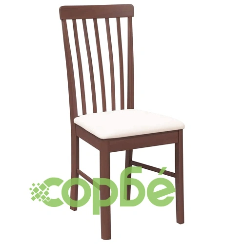 Трапезни столове с възглавници 2бр Кафяв масивна дървесина гума ➤ топ цена ➤ sorbe.bg