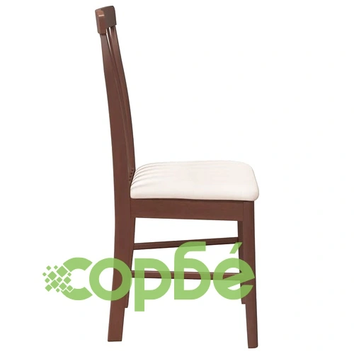 Трапезни столове с възглавници 2бр Кафяв масивна дървесина гума ➤ топ цена ➤ sorbe.bg