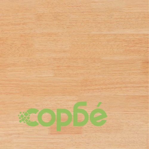 Дървена пейка от масивно каучуково дърво 110 x 30 x 45 cm, натурален и бял цвят ➤ топ цена ➤ sorbe.bg