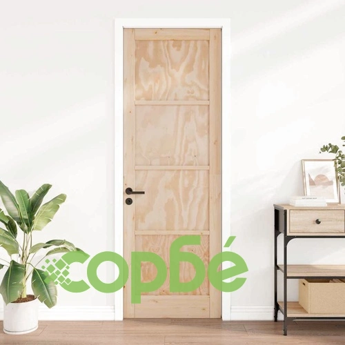 Вътрешна врата ORKDAL от шперплат кафяво 78x232x4 см ➤ топ цена ➤ sorbe.bg