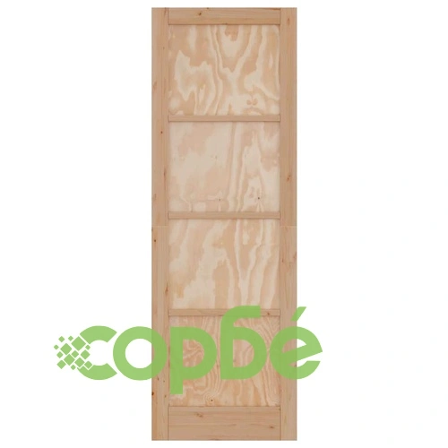 Вътрешна врата ORKDAL от шперплат кафяво 78x232x4 см ➤ топ цена ➤ sorbe.bg