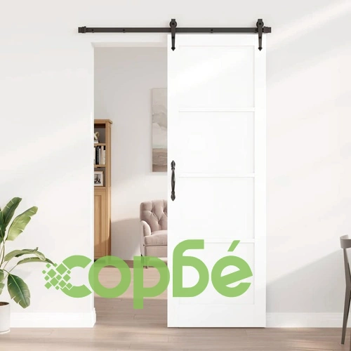 Вътрешна врата ORKDAL бяла 78x232 см шперплат с борови елементи ➤ топ цена ➤ sorbe.bg