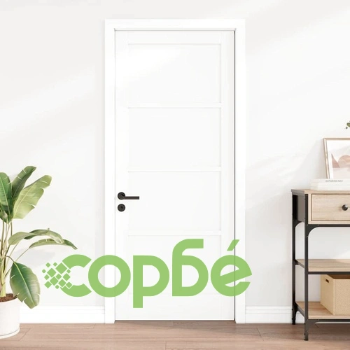 Вътрешна врата ORKDAL бяла 83x202 см от шперплат с борови акценти ➤ топ цена ➤ sorbe.bg