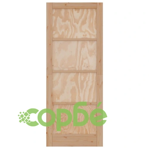 Вътрешна врата ORKDAL от борова дървесина 83x211x4 см кафяво ➤ топ цена ➤ sorbe.bg