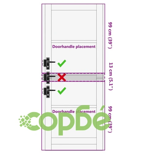 Вътрешна врата ORKDAL бяла 83x211x4 см шперплат борова дървесина ➤ топ цена ➤ sorbe.bg