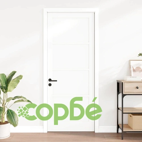 Вътрешна врата ORKDAL бяла 83x211x4 см шперплат борова дървесина ➤ топ цена ➤ sorbe.bg