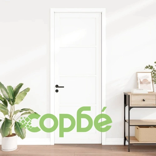 Вътрешна врата ORKDAL бяла 83x232x4 см шперплат борова дървесина ➤ топ цена ➤ sorbe.bg