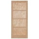 Вътрешна врата ORKDAL от шперплат кафява 93x211x4 см
