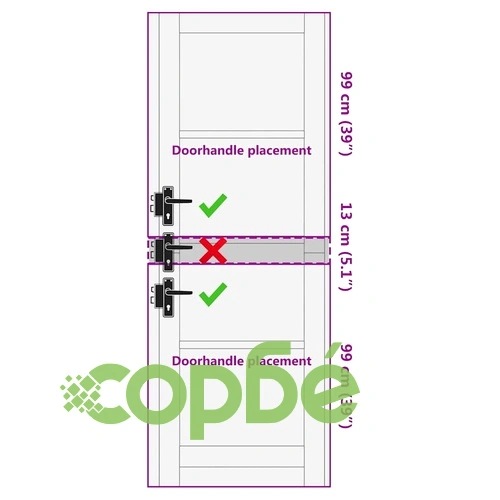 Вътрешна врата с матово стъкло ORKDAL от борова дървесина бяла 73.5x211 см ➤ топ цена ➤ sorbe.bg