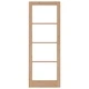 Интериорна врата ORKDAL с матово стъкло - масивна борова дървесина 78x211 см