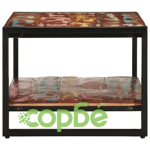 Масичка за кафе Multicolour 90x50x38 см от Масивно Рециклирано Дърво и Желязо ➤ топ цена ➤ sorbe.bg