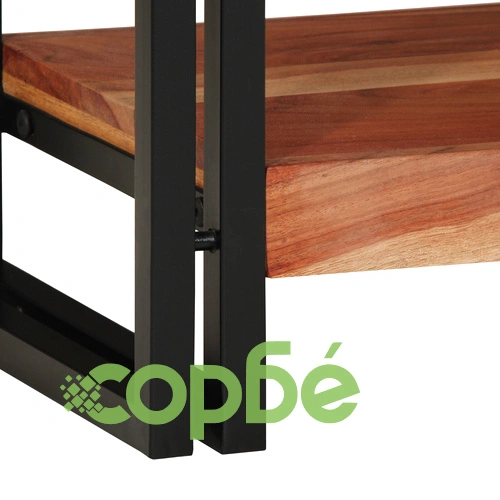 Конзолна маса от масивна акациева дървесина 120x33x75 см - универсална и стилна ➤ топ цена ➤ sorbe.bg