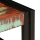 Поличка за баня от мангово дърво и желязо 120x50x23 см