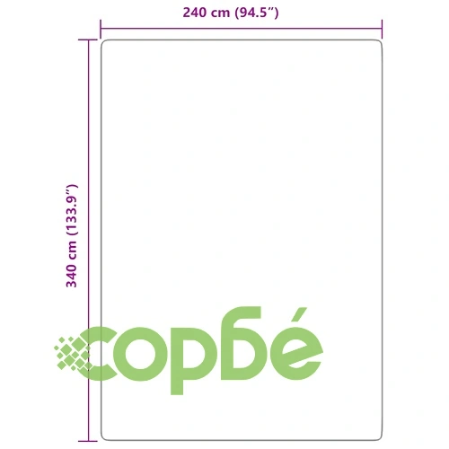 Шаги килим NAVARRA с дълъг косъм, тъмносин, 100% полиестер, 240x340 см ➤ топ цена ➤ sorbe.bg