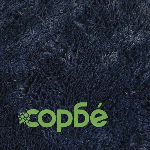 Шаги килим NAVARRA с дълъг косъм, тъмносин, 100% полиестер, 240x340 см ➤ топ цена ➤ sorbe.bg