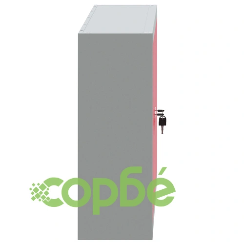 Стенен инструментален шкаф от стомана в червен цвят, 100x20x55 см ➤ топ цена ➤ sorbe.bg