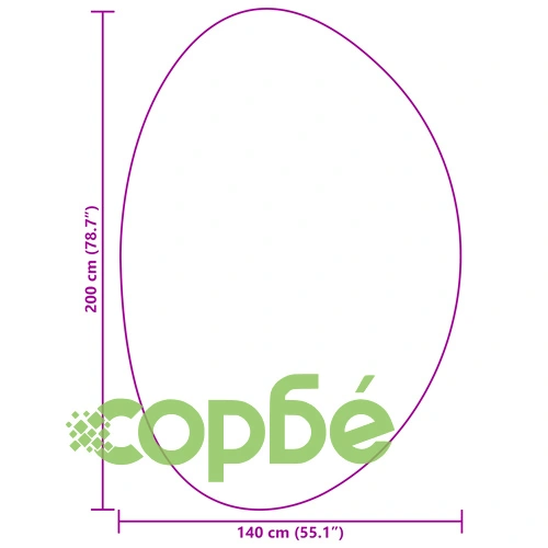 Килим от Полиестер 140 x 200 см - Пясъчен Цвят, Неплъзгащ, за Всекидневна ➤ топ цена ➤ sorbe.bg