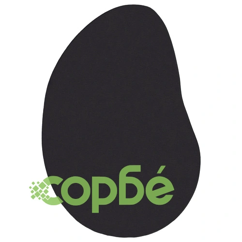 Килим Черен 140x200 см от Полиестер с Неследяща Основа ➤ топ цена ➤ sorbe.bg