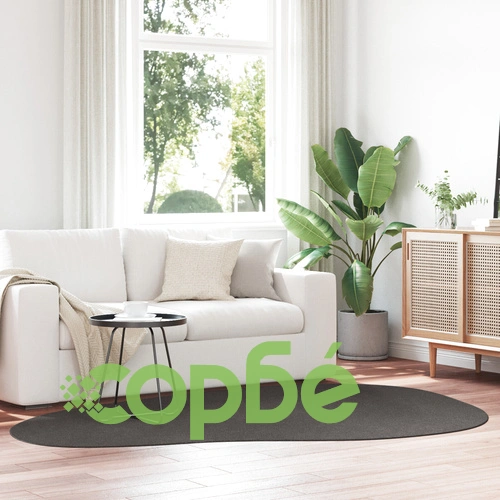 Килим Антрацит от Полипропилен 160 x 230 см за Всекидневна и Спалня ➤ топ цена ➤ sorbe.bg