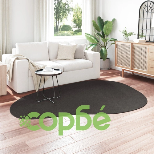 Килим Антрацит от Полипропилен 160 x 230 см за Всекидневна и Спалня ➤ топ цена ➤ sorbe.bg