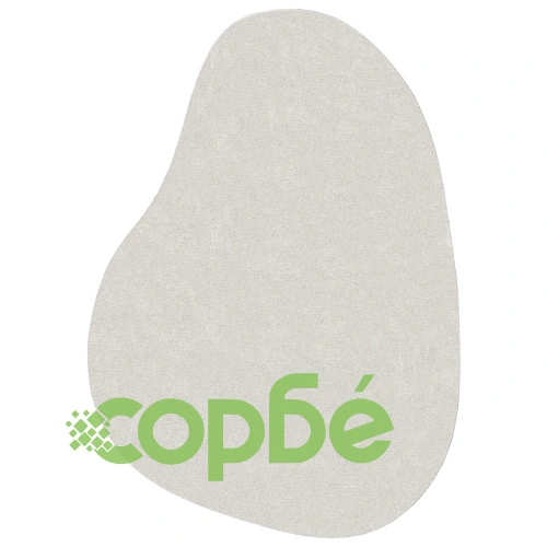 Вълнен килим в пясъчен цвят 160 x 230 см с вълнообразен дизайн за вътрешни помещения ➤ топ цена ➤ sorbe.bg