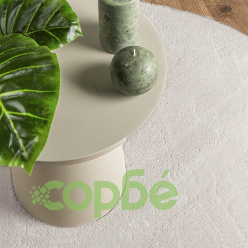 Вълнен килим в пясъчен цвят 160 x 230 см с вълнообразен дизайн за вътрешни помещения ➤ топ цена ➤ sorbe.bg