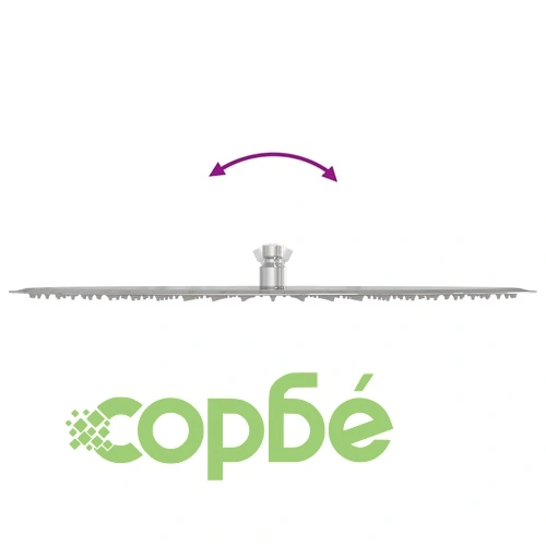 Луксозна кръгла душ пита от неръждаема стомана 304, 50 см диаметър ➤ топ цена ➤ sorbe.bg