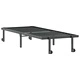 Трапезни столове, 4 бр, кафяви, кадифе