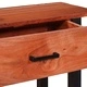 Конзолна маса с чекмедже и рафт от масивна акация 110 x 30 x 75 см